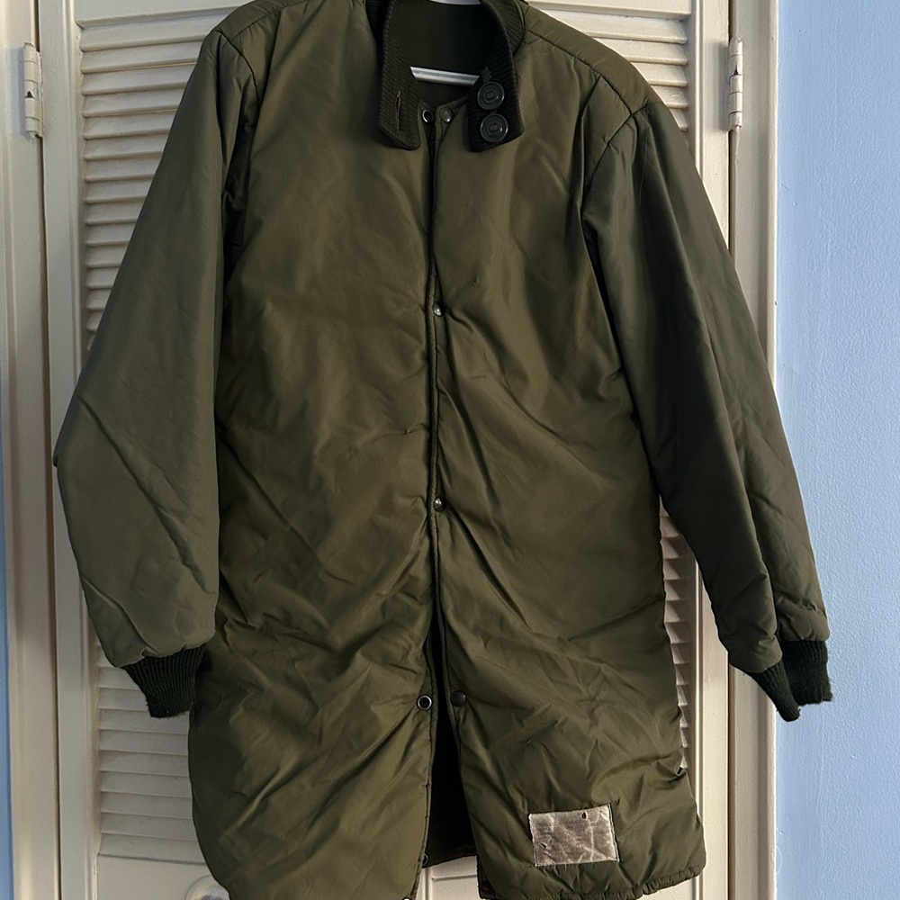Vintage Canadian Army Military liner jacket